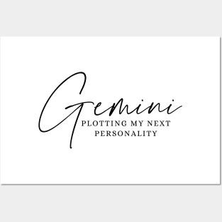 Gemini - Plotting My Next Personality Posters and Art